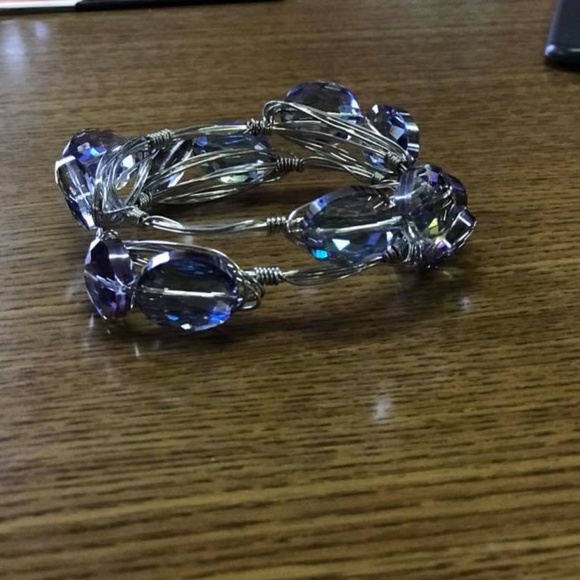 bourbon & boweties inspired wire wrapped bracelet - Picture 3 of 3